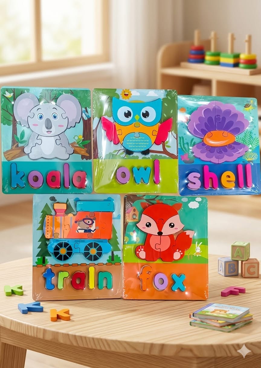 3D Jigsaw 4PCS Puzzle