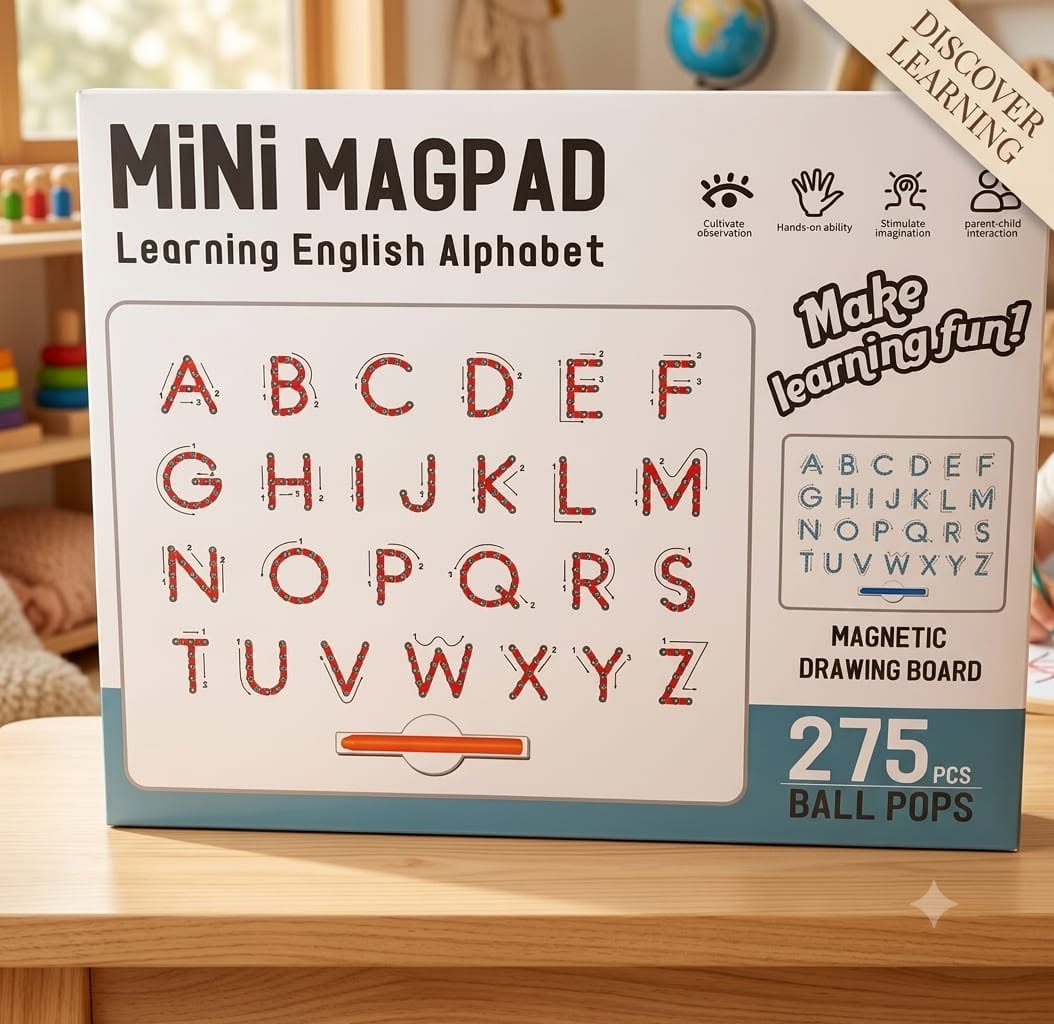 Magnetic Alphabet Tracing Board