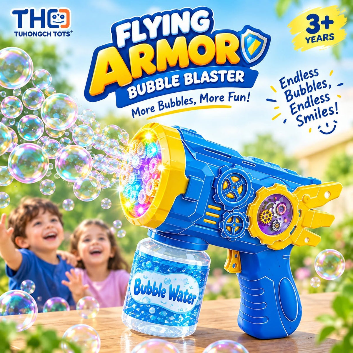 FLYING ARMOR – Bubble Blasting Fun