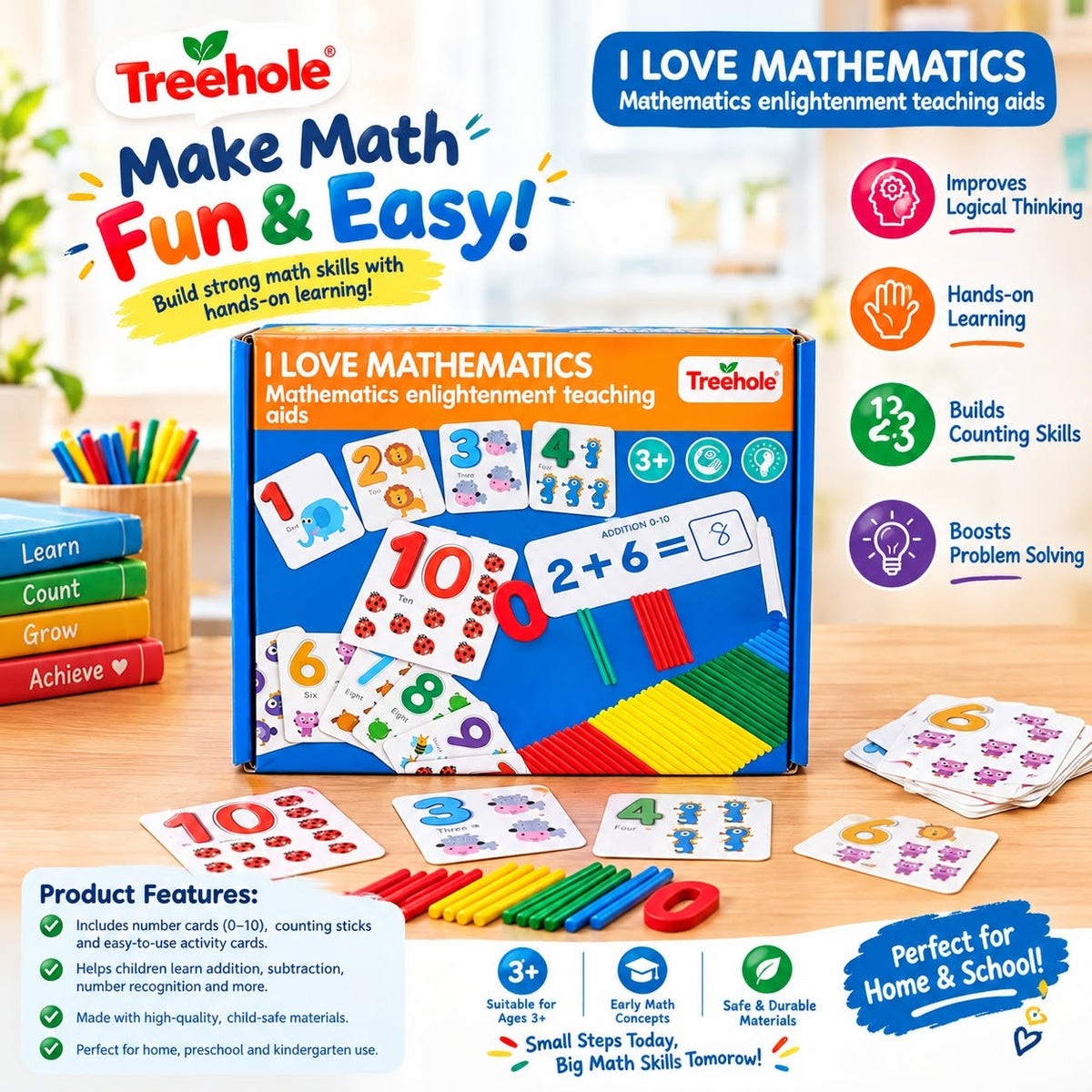 I LOVE MATHEMATICS – Educational Learning Kit