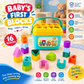 Baby’s First Blocks – 16-Piece Shape Sorting Toy